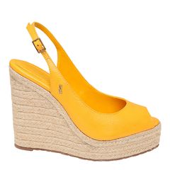 peep toe anabela santa lolla
