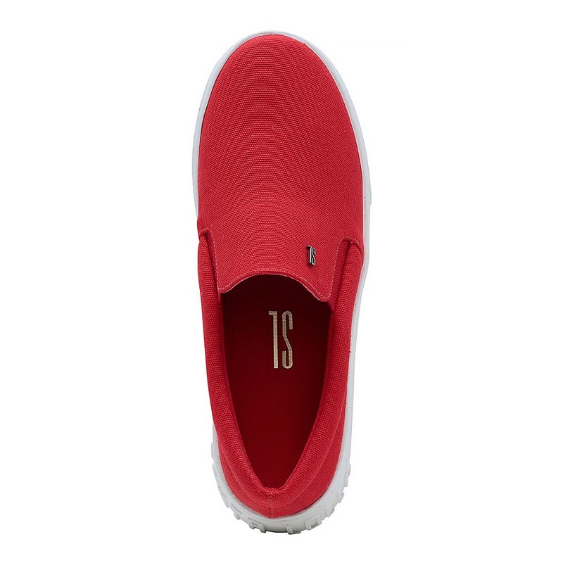 Tenis linho vermelho - santalolla