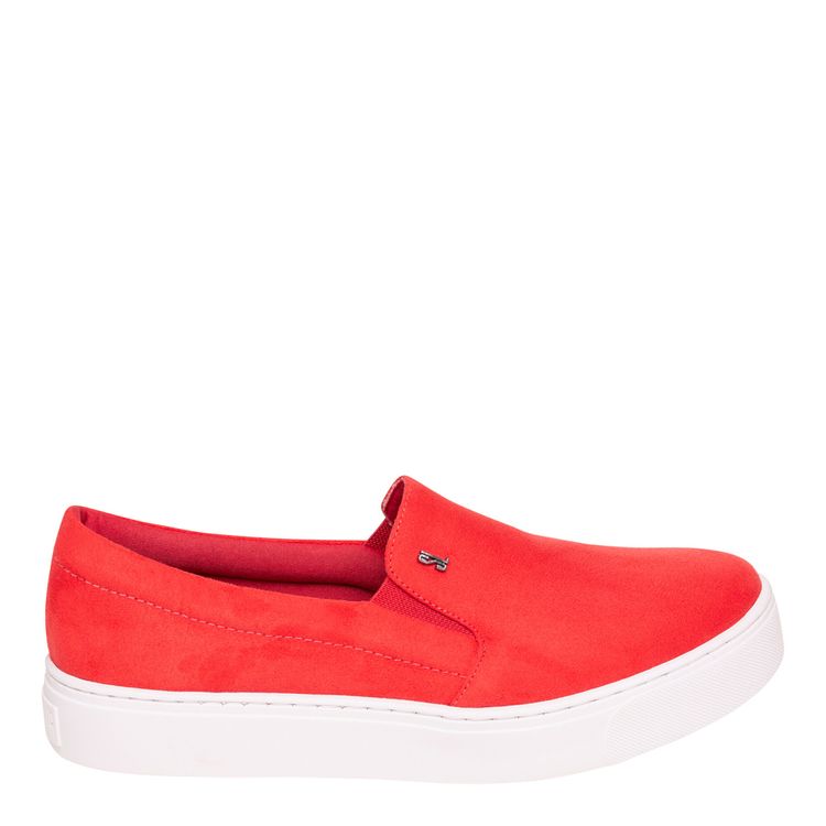 Tênis Infantil Slip On Masculino - Preto/vermelho - 0070597