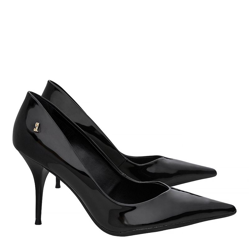 scarpin santa lolla salto grosso preto