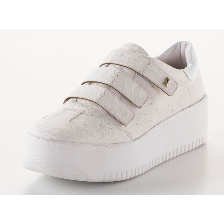 tenis branco velcro