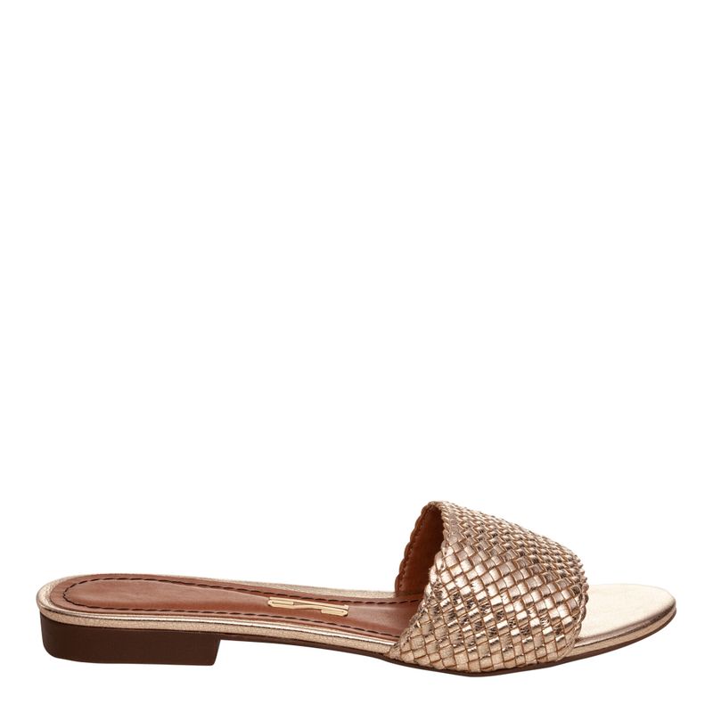 rasteira dourada santa lolla