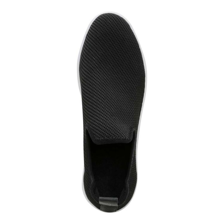 Tênis slip on knit sola alta preto - santalolla