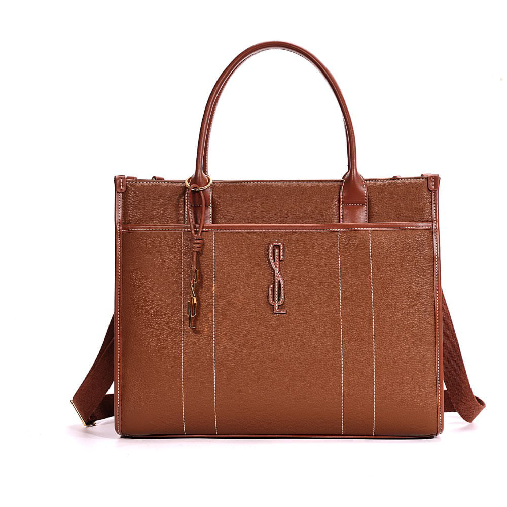 Bolsa Shopper Floater Caramelo Duas Alças
