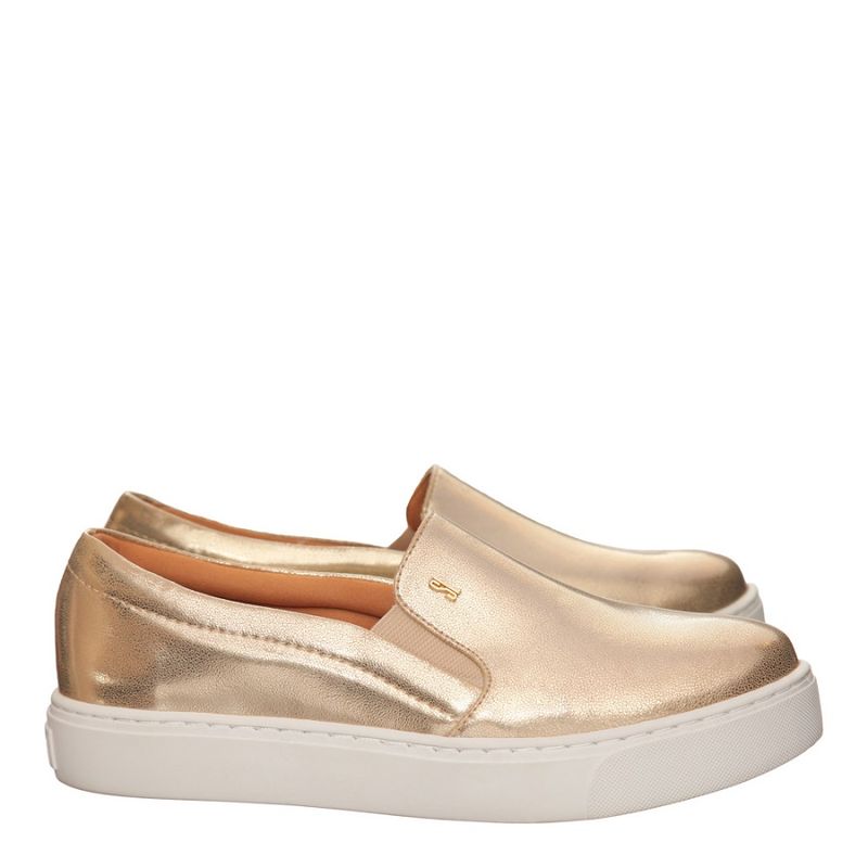 slip on santa lolla dourado