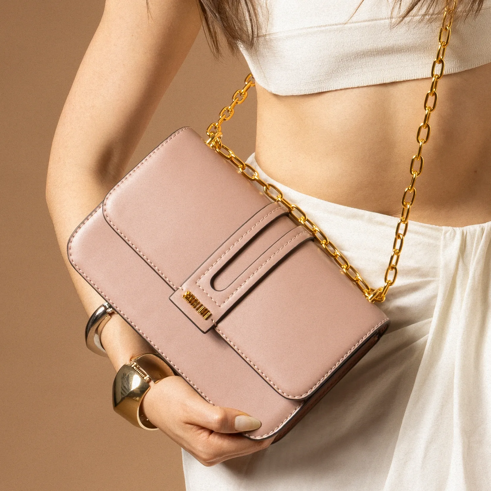 Bolsa Transversal Soft Rosa