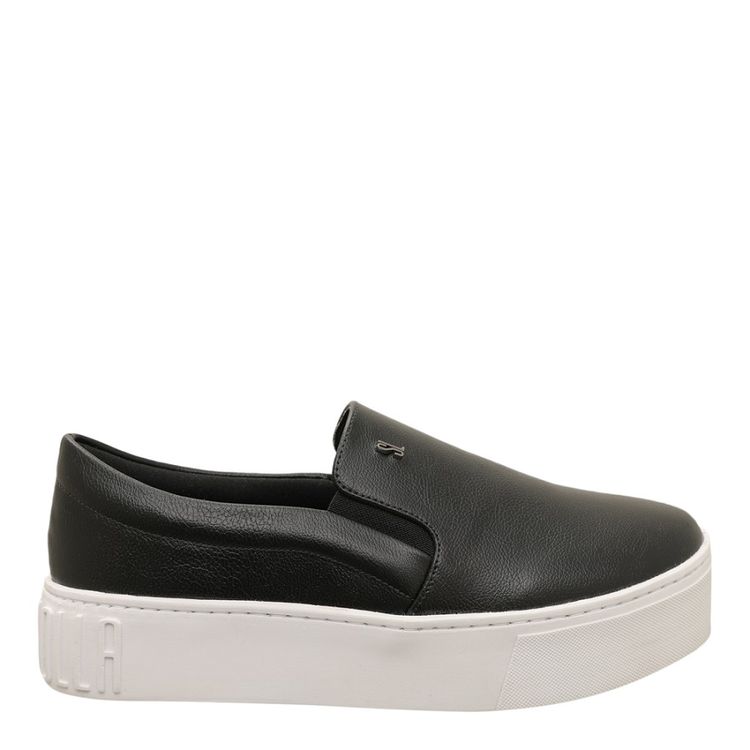 Tênis slip on new pele preto - santalolla