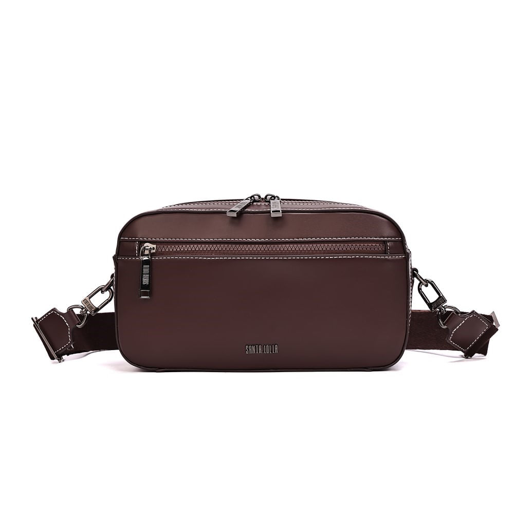 Bolsa Pochete Soft Marrom Dark Cocoa