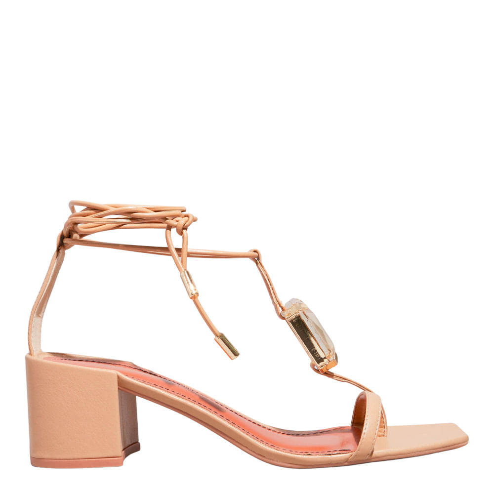 Sandália Napa Soft Palha