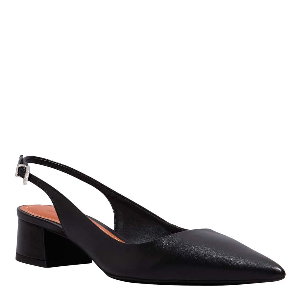 Scarpin Couro Confort Preto