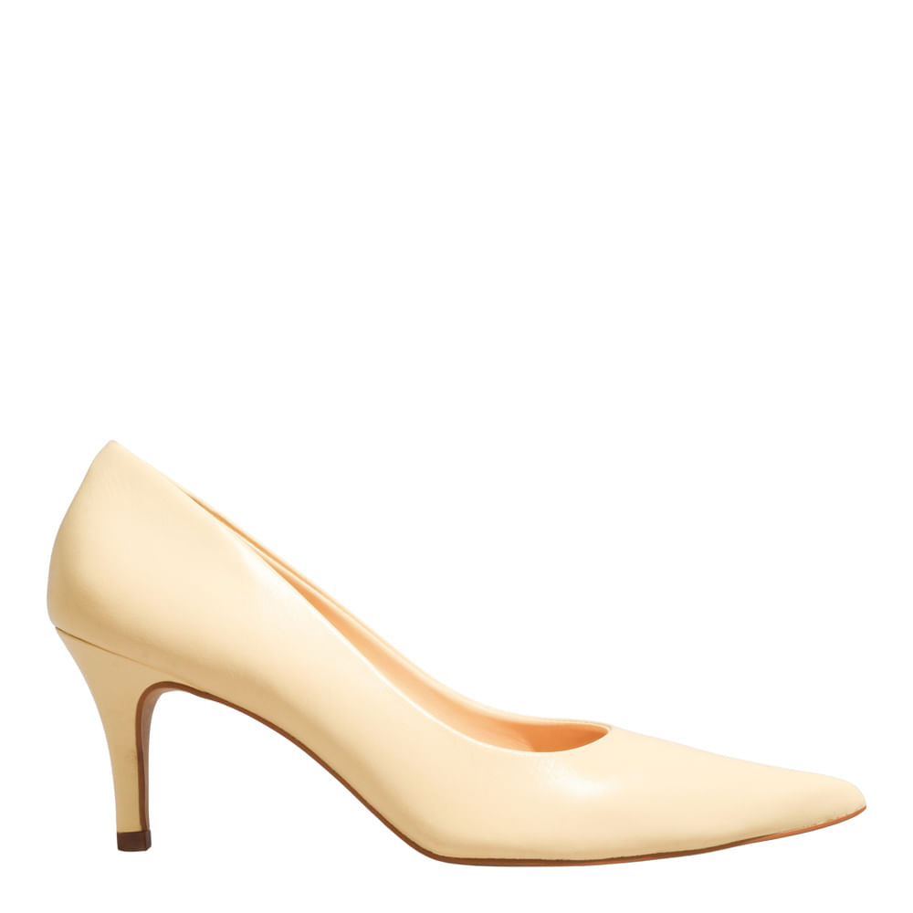 Scarpin Couro Nobre Soft Buttercream