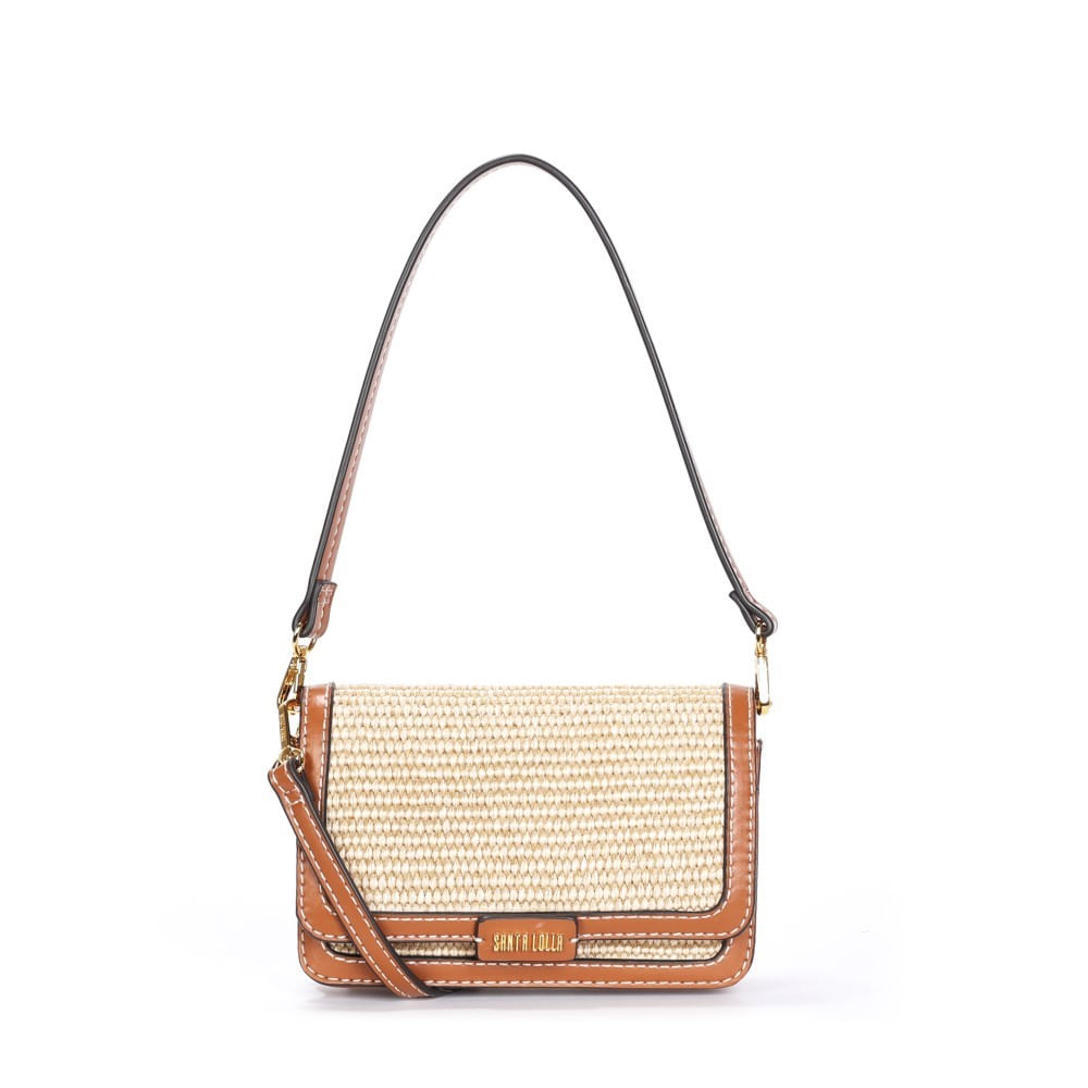 Bolsa P Tramado Bege