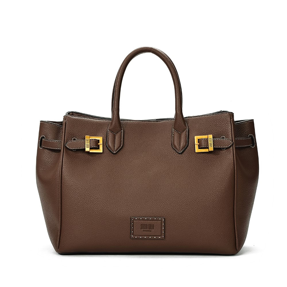 Bolsa Tote Grande Floater Marrom Dark Cocoa Alça de Ombro