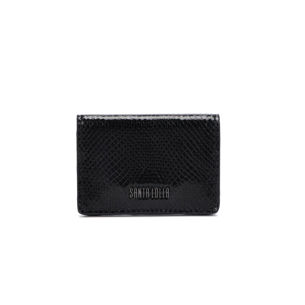 Porta Cartão Material Metalizado Preto 2