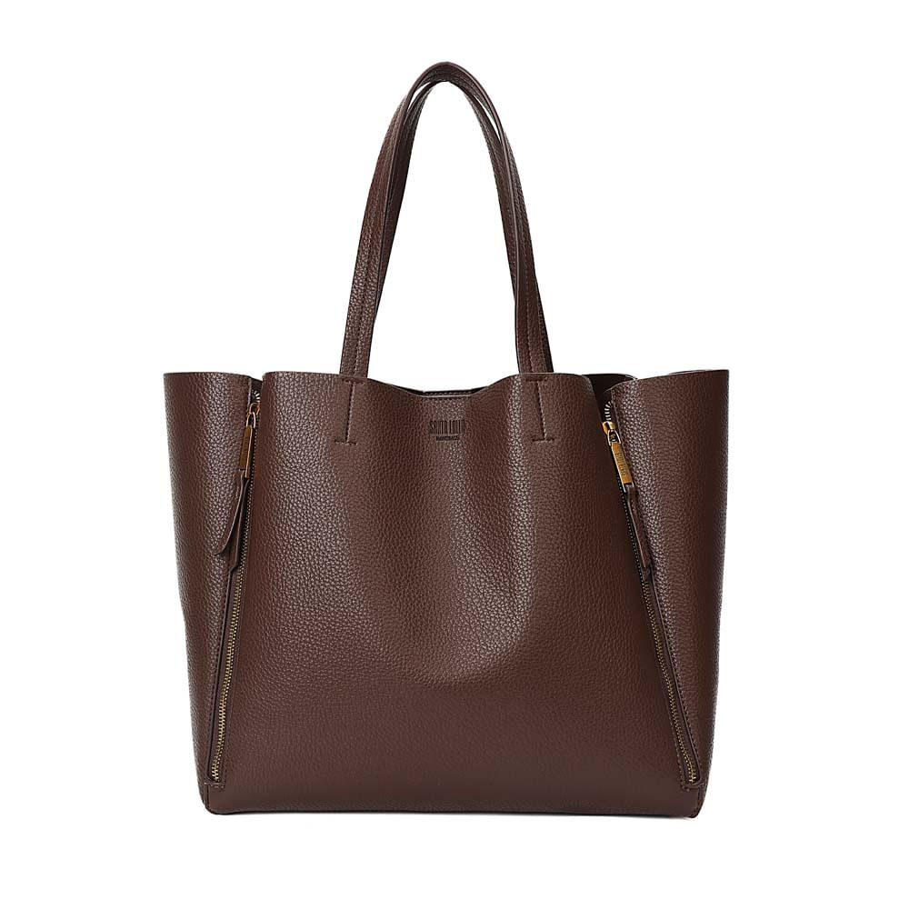 Bolsa Grande Floater Marrom Dark Alça De Ombro