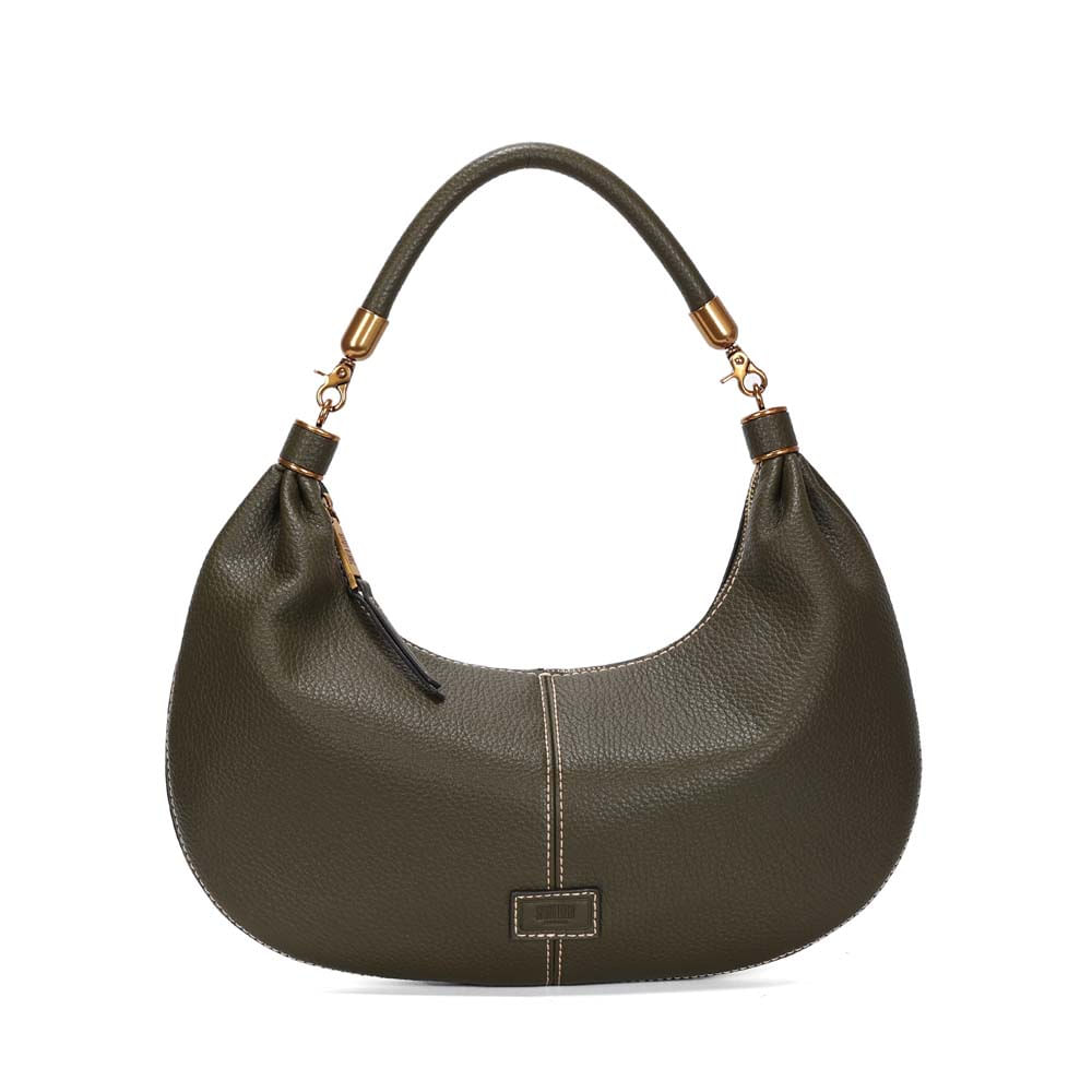 Bolsa Meia Lua Floater Verde Army Alça De Ombro