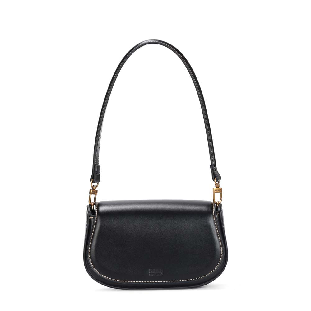 Bolsa Pequena Soft Preta Alça De Ombro