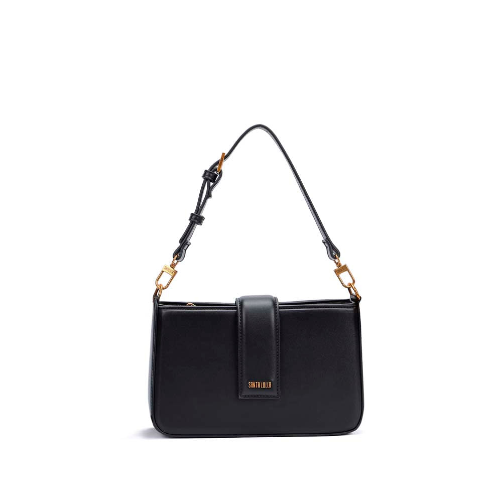 Bolsa Pequena Soft Preta Alça De Ombro