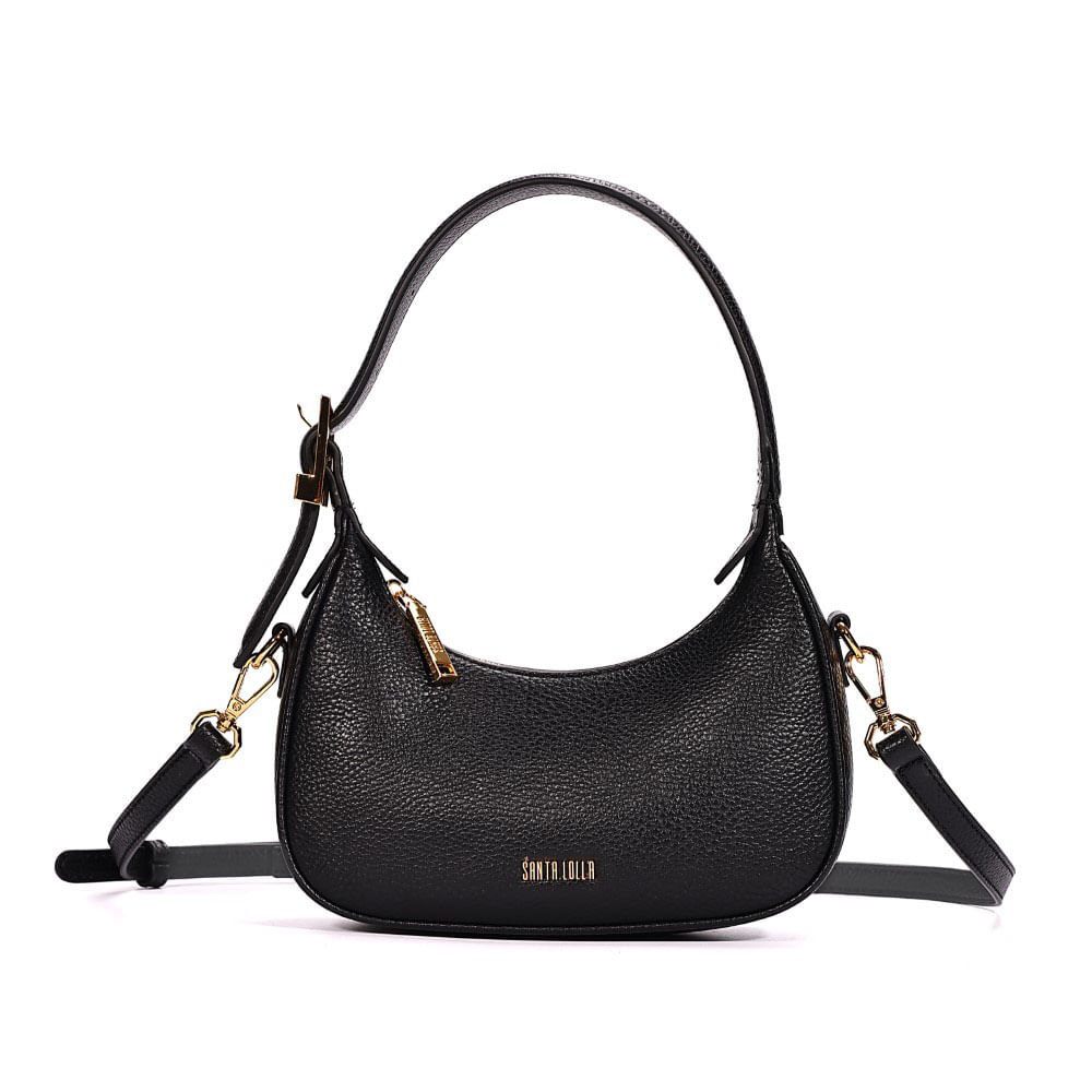 Bolsa Baguete Floater Alça Dupla Preta