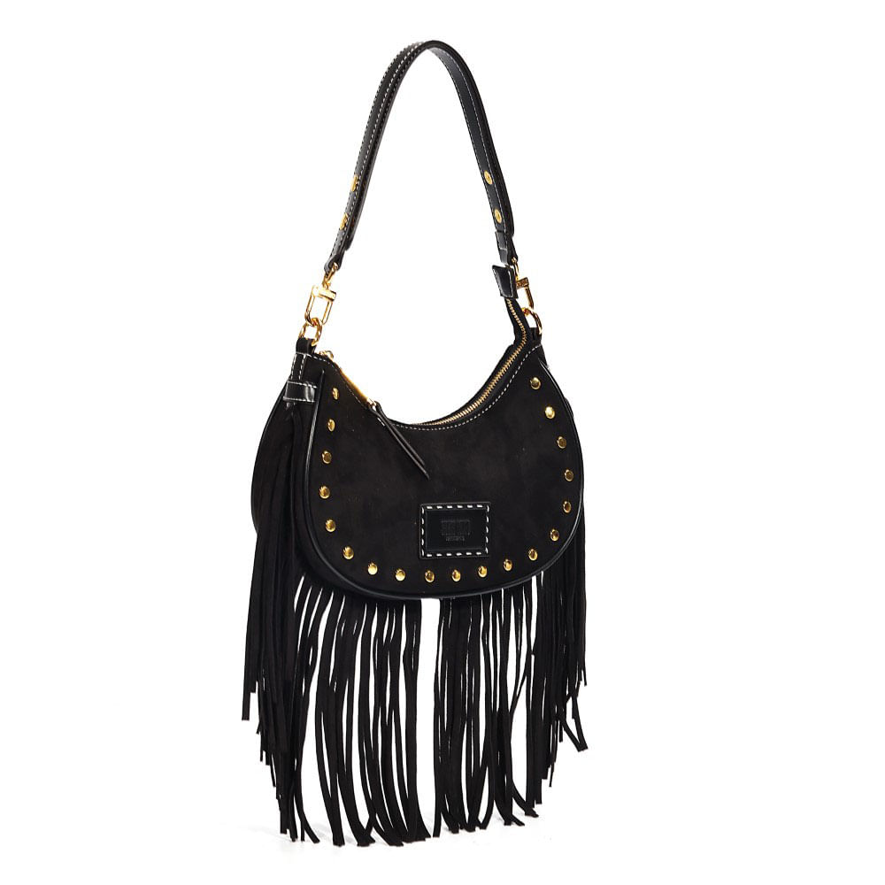 Bolsa P Material Camurca Preto