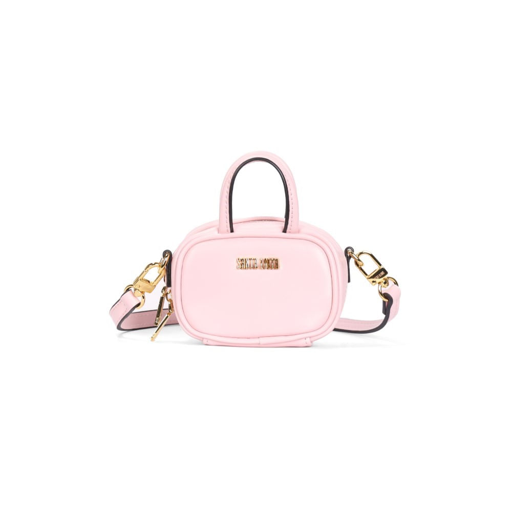 Mini Bag Soft Rosa Alça Transversal