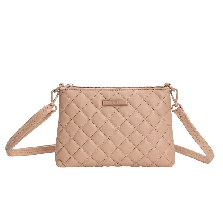 Bolsa pequena matelassê nude rosado - santalolla