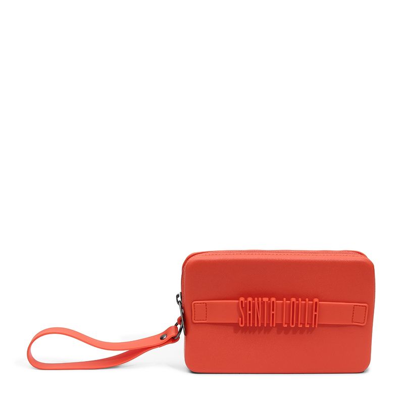 clutch santa lolla risco laranja