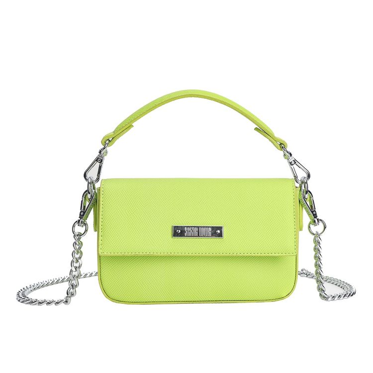 Bolsa risco pequena corrente verde avocado - santalolla