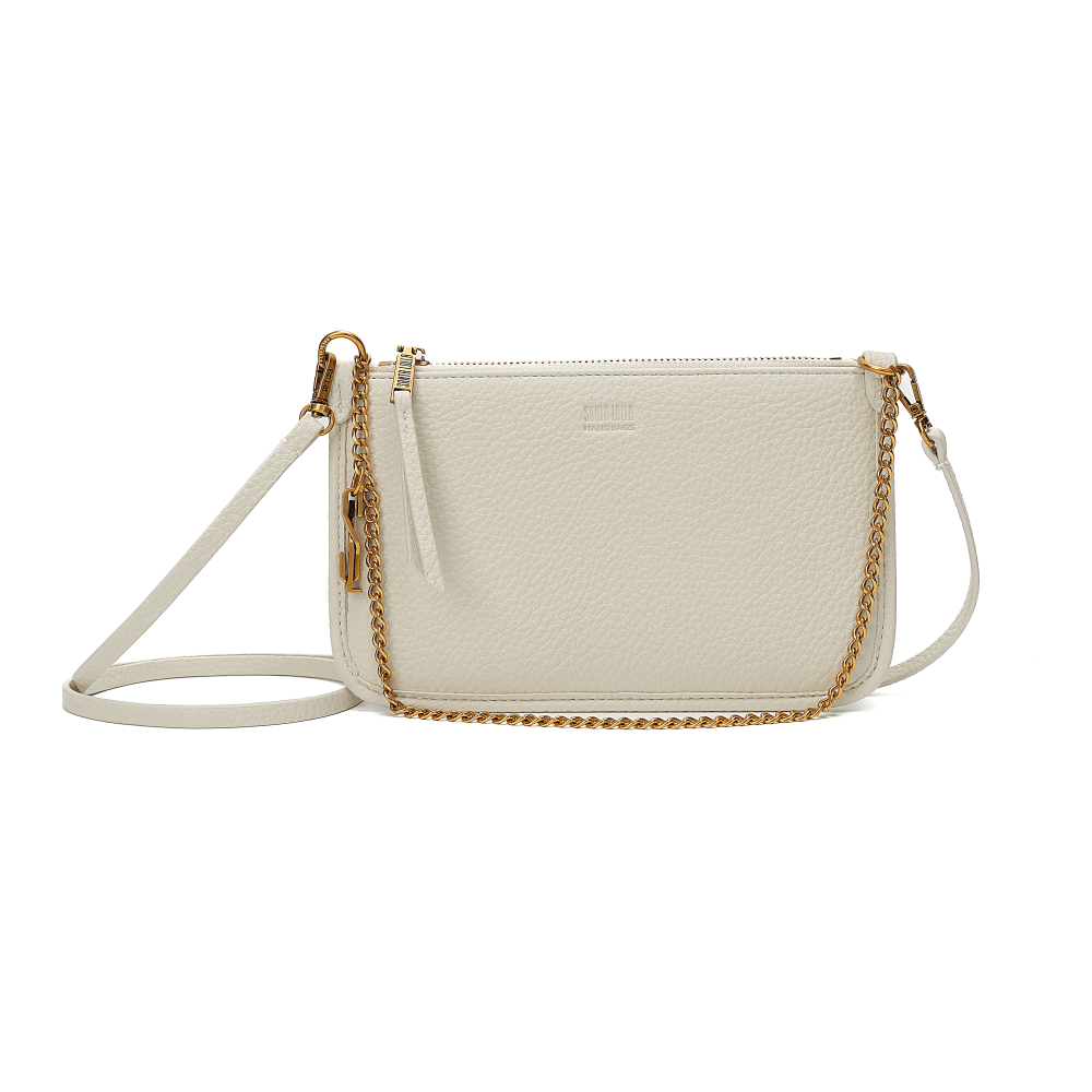 Bolsa Clutch Floater Marfim Alça Transversal
