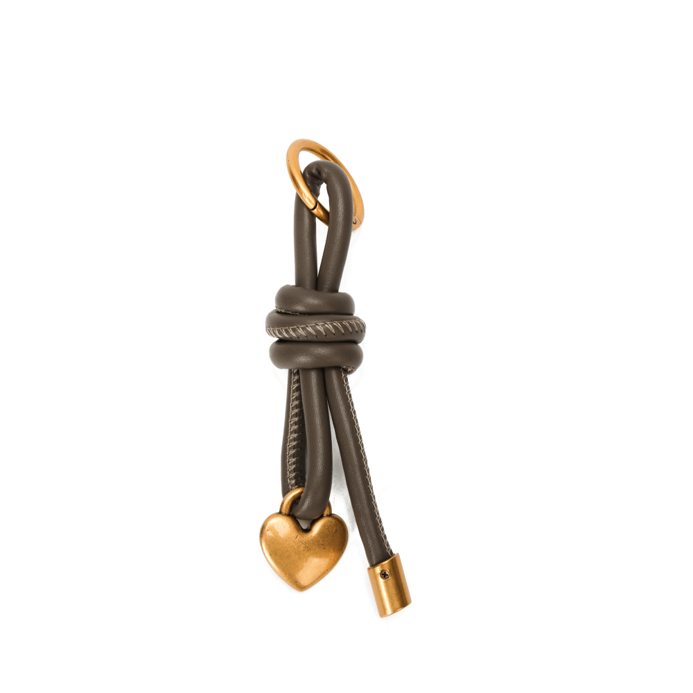 Chaveiro Coração Soft Marrom