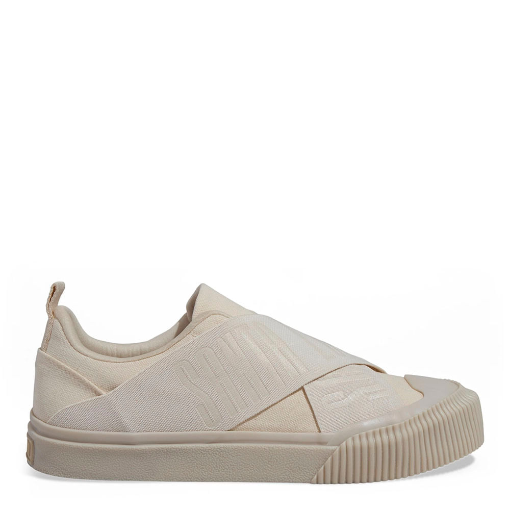 Tênis Slip On Têxtil Lona Deserto Bege