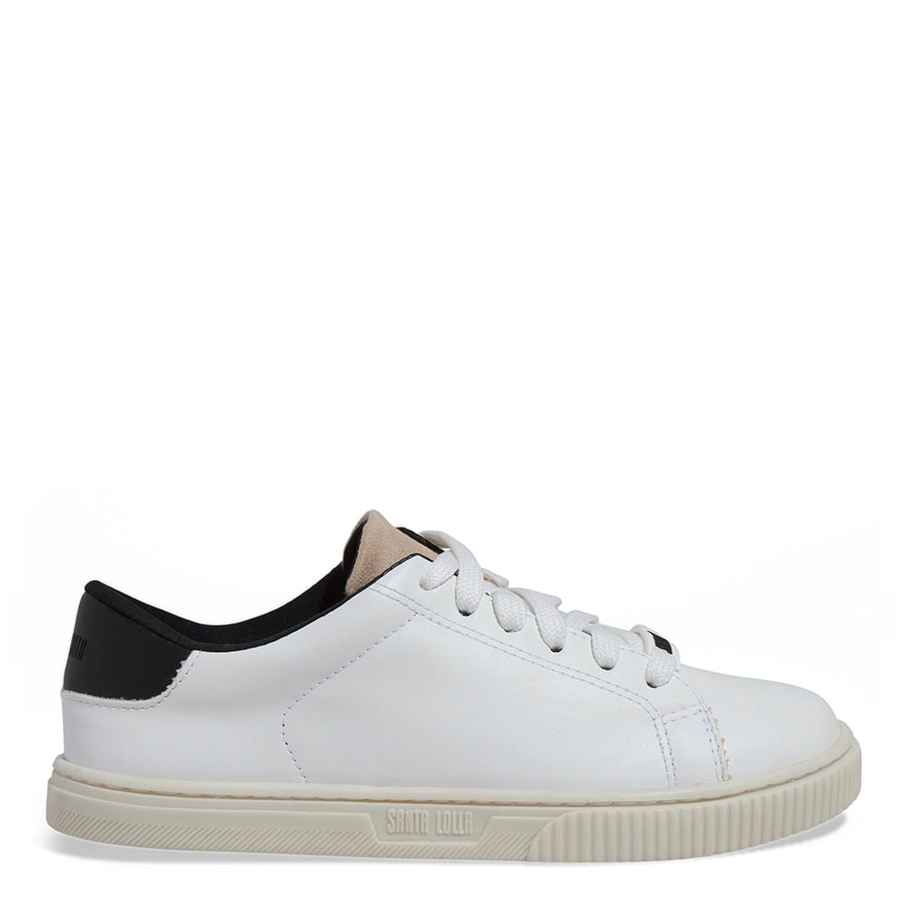 Tênis Napa Soft Branco e Preto