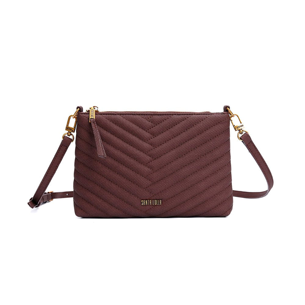 Bolsa Clutch Soft Roxo Berry Alça Transversal