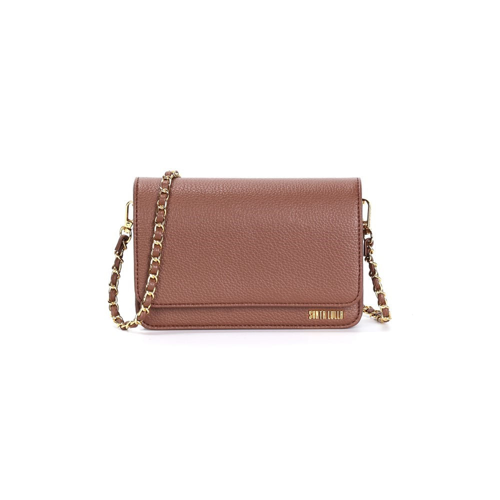 Bolsa Pequena Floater Marrom Dark Cocoa Alça Transversal