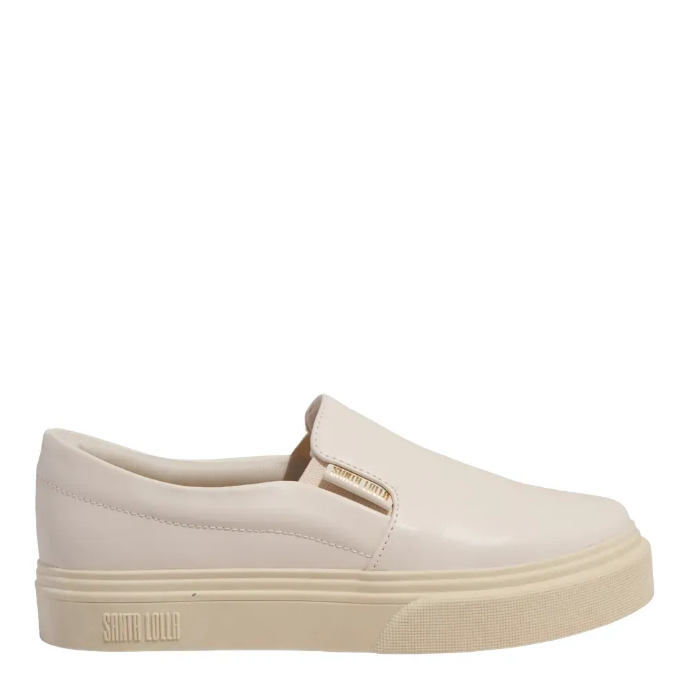 Tênis Slip On Napa Soft Bege