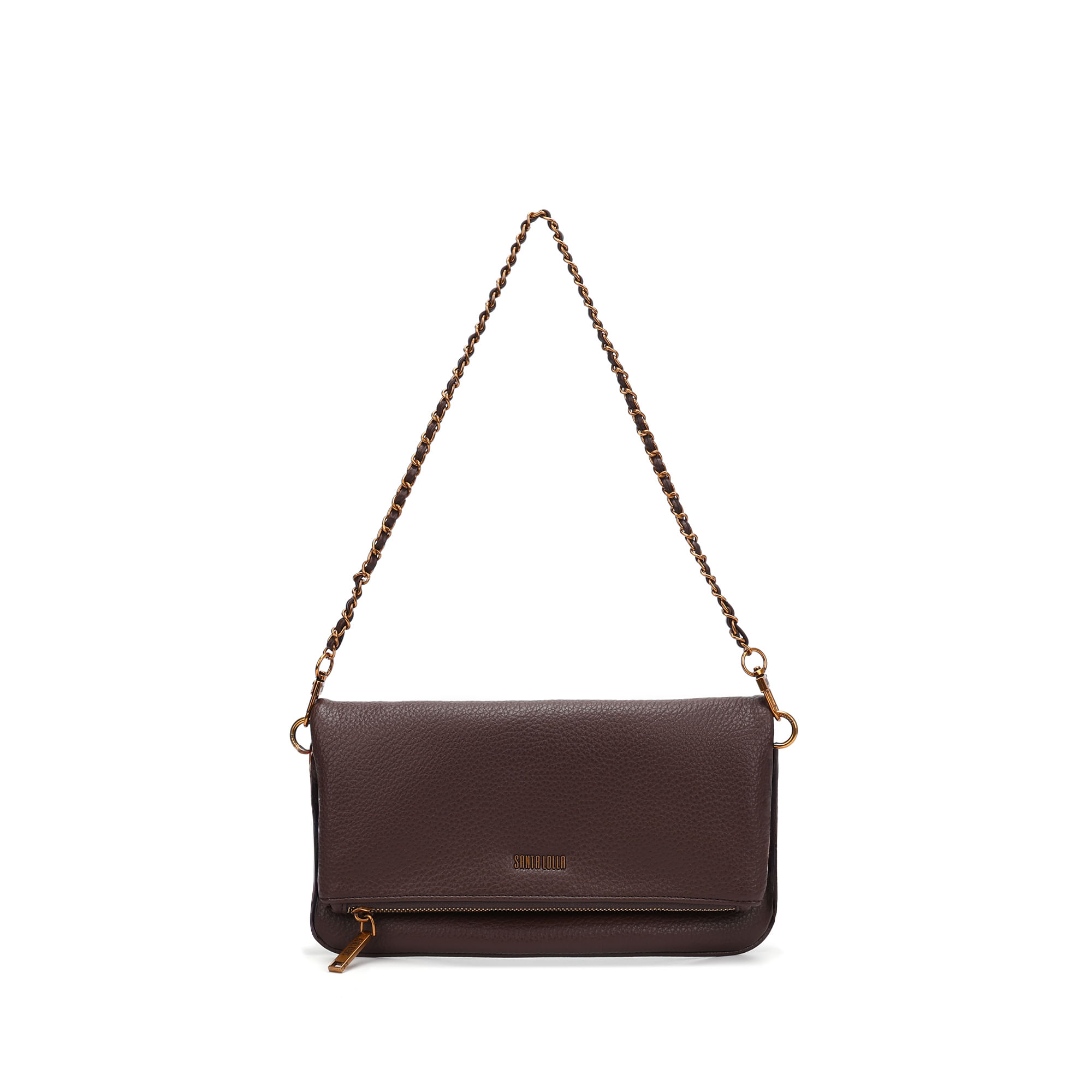Bolsa M Material Floater Dark Brown