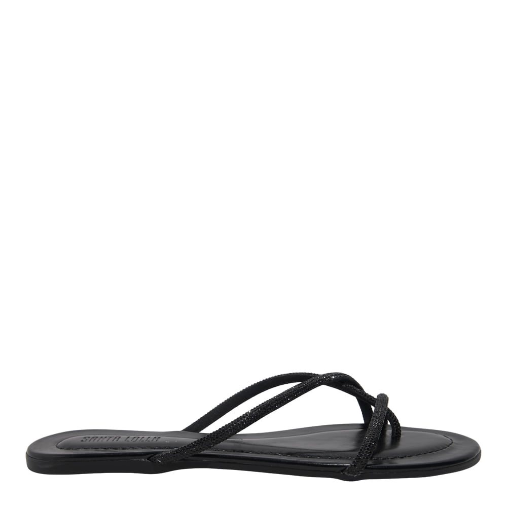 Rasteira Napa Preto