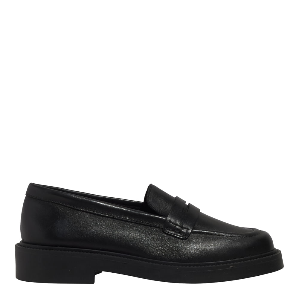Mocassim Couro Nobre Soft Preto