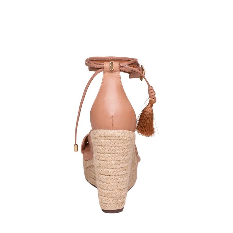 Compre Sapato com Salto Anabela Bege Beira Rio Online