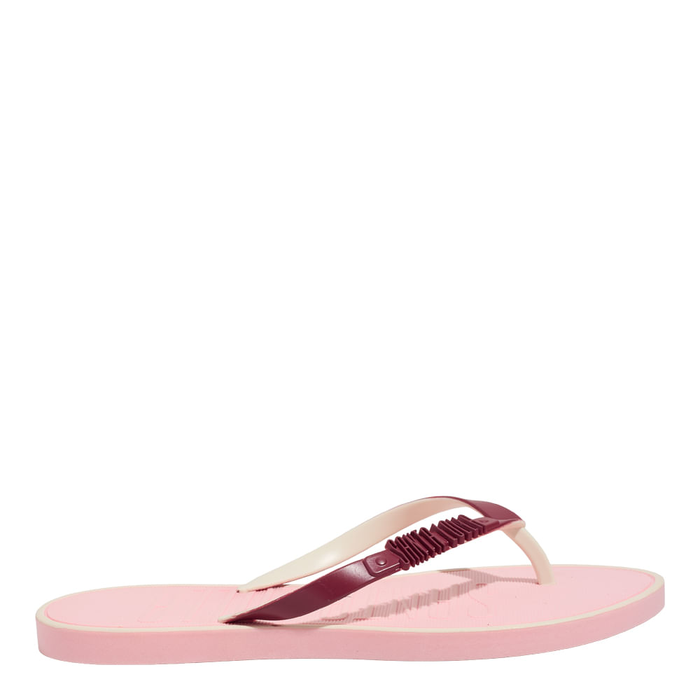 Chinelo Flip Flop Borracha Roxo Bordo