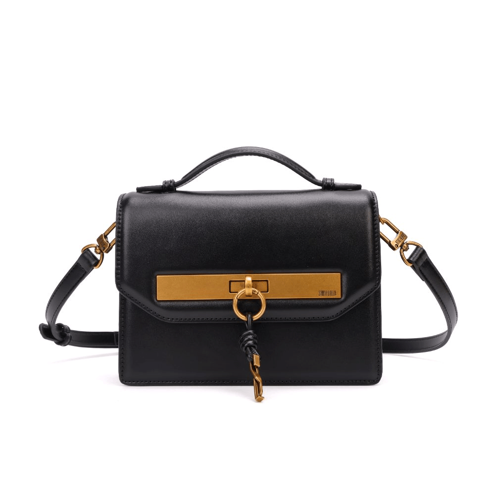 Bolsa Pequena Soft Preto Alça Transversal