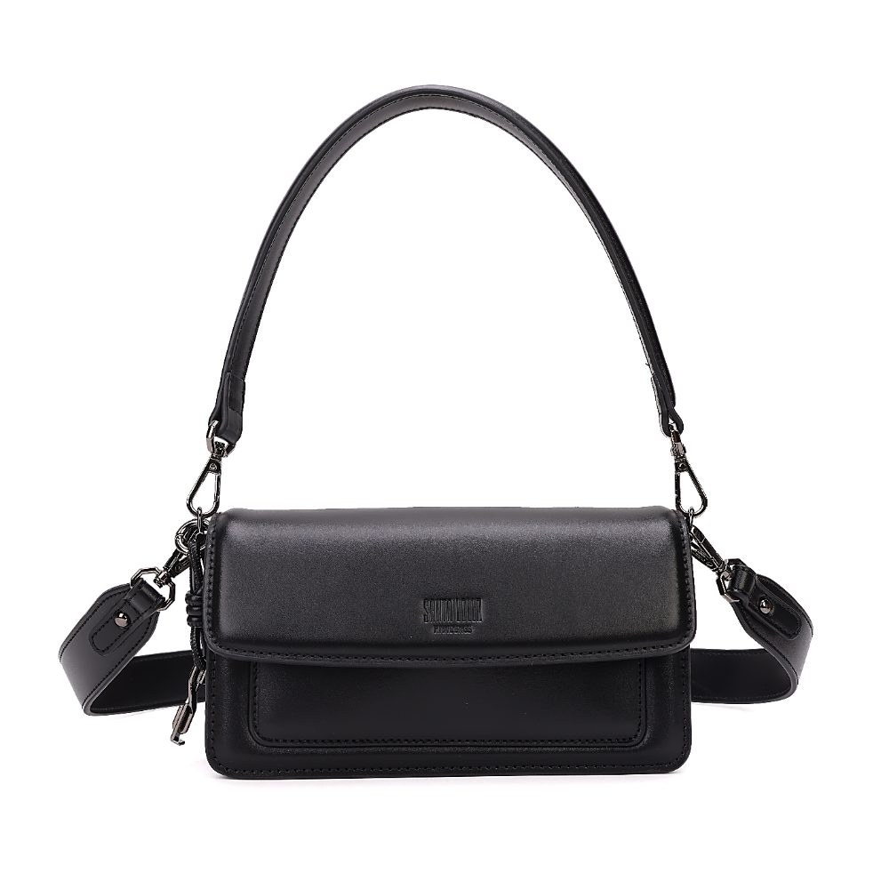Bolsa Pequena Soft Preto Alça Ombro