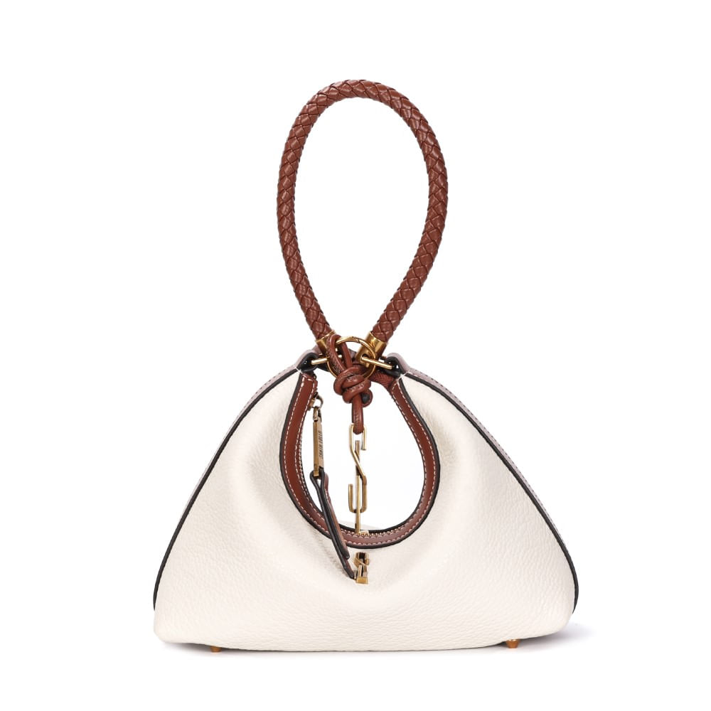 Bolsa Baguete Pequena Floater New Marfim