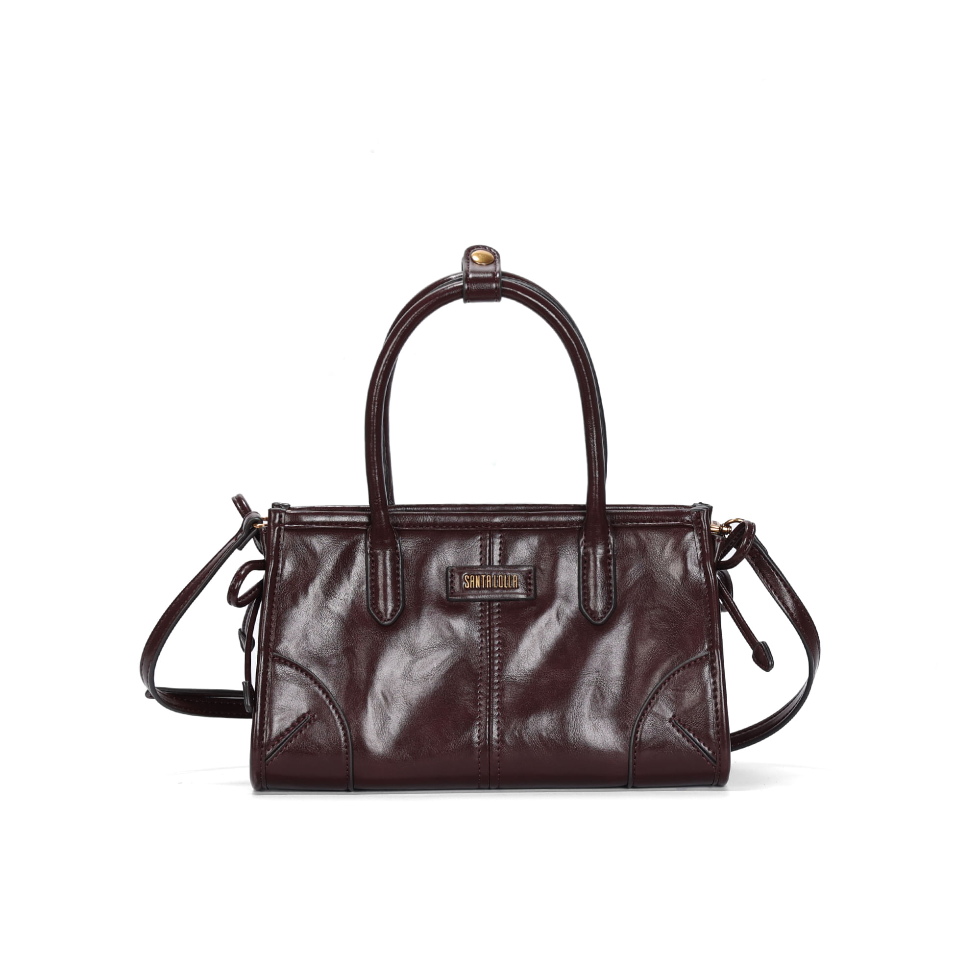 Bolsa Pequena Soft Roxo Berry Alça Dupla
