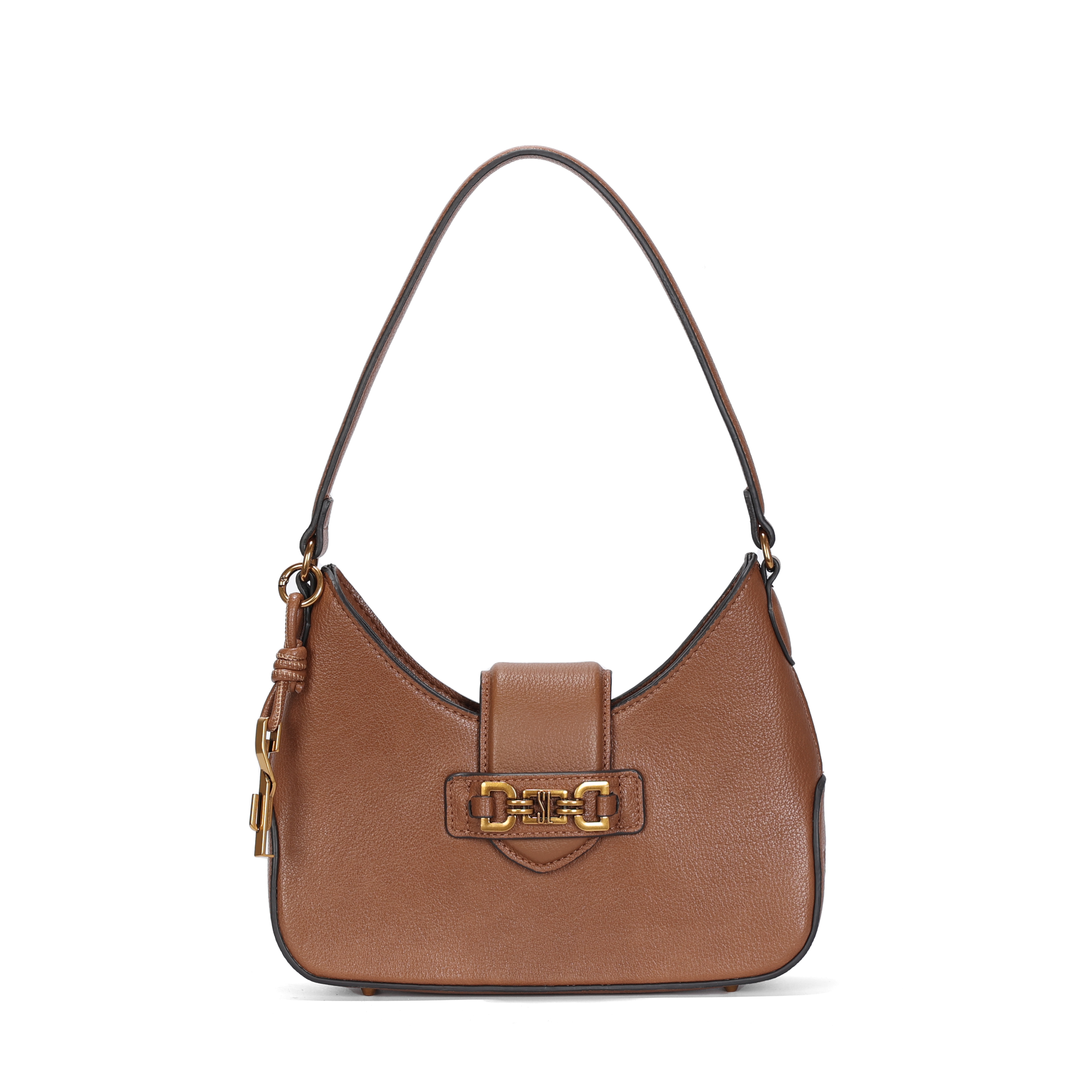 Bolsa Baguete Média Floater Marrom Bridão