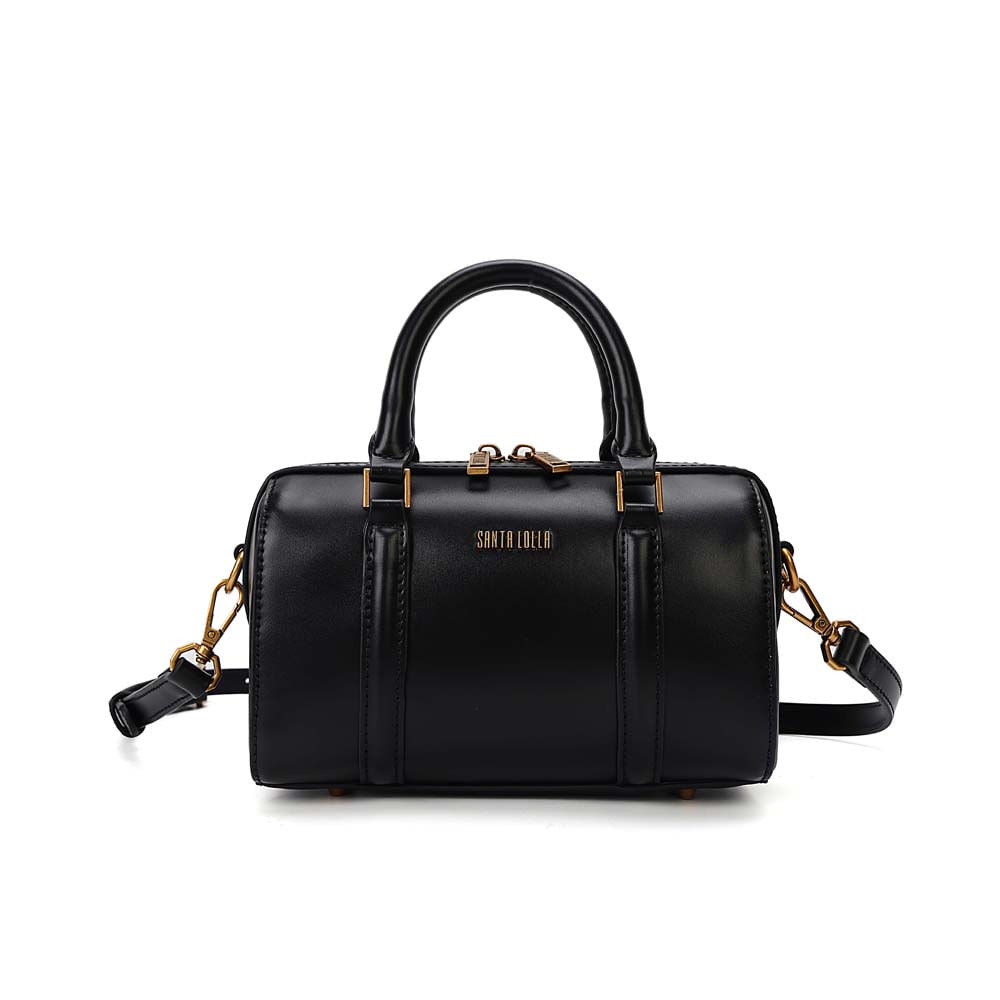 Bolsa Baú Pequena Soft Preto Transversal