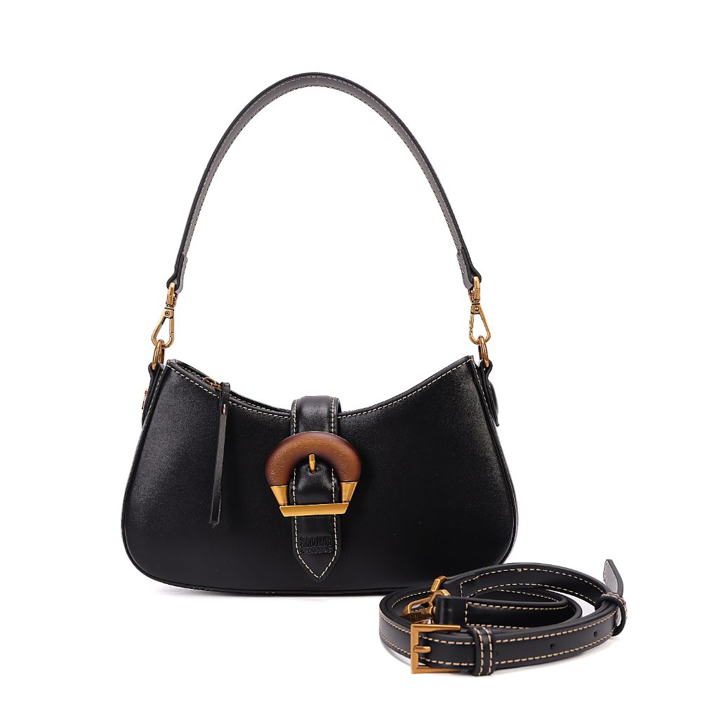 Bolsa Pequena Soft Preto Alça de Ombro