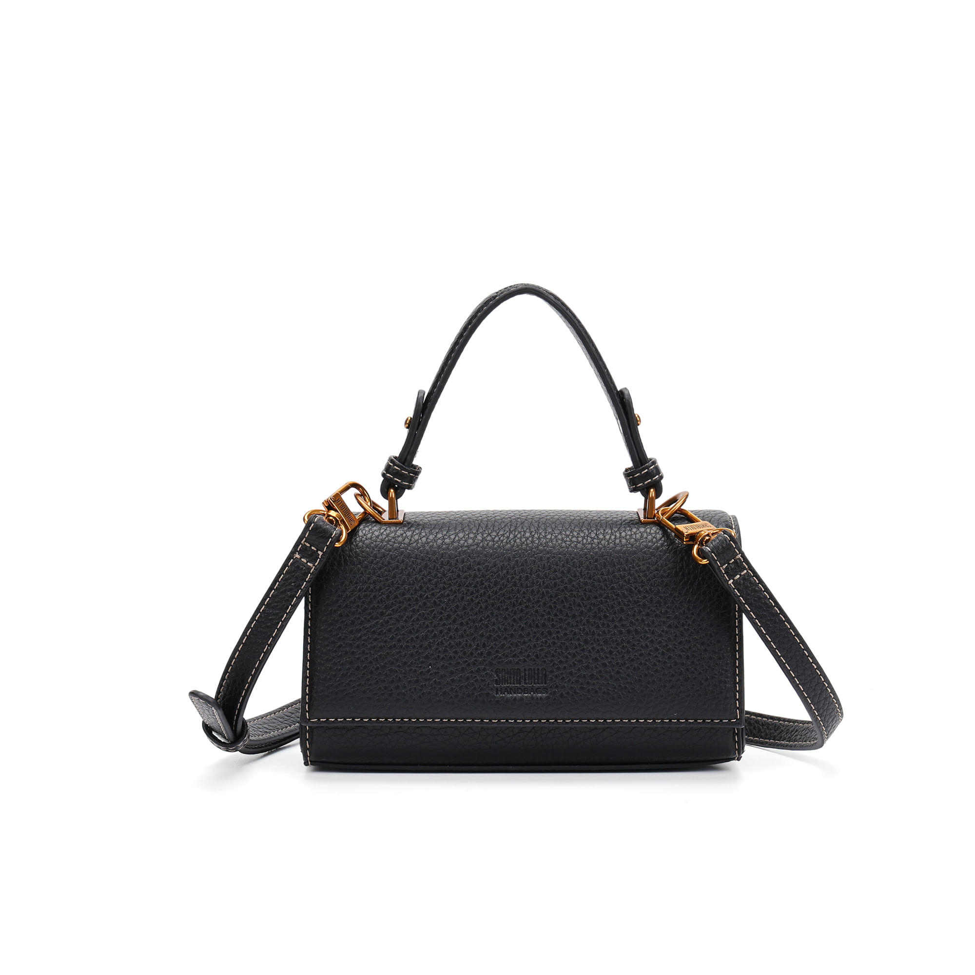 Bolsa Pequena Floater Estruturada Preta
