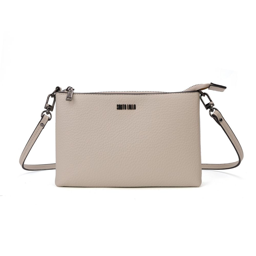 Bolsa Clutch Pequena Floater Marfim Transversal