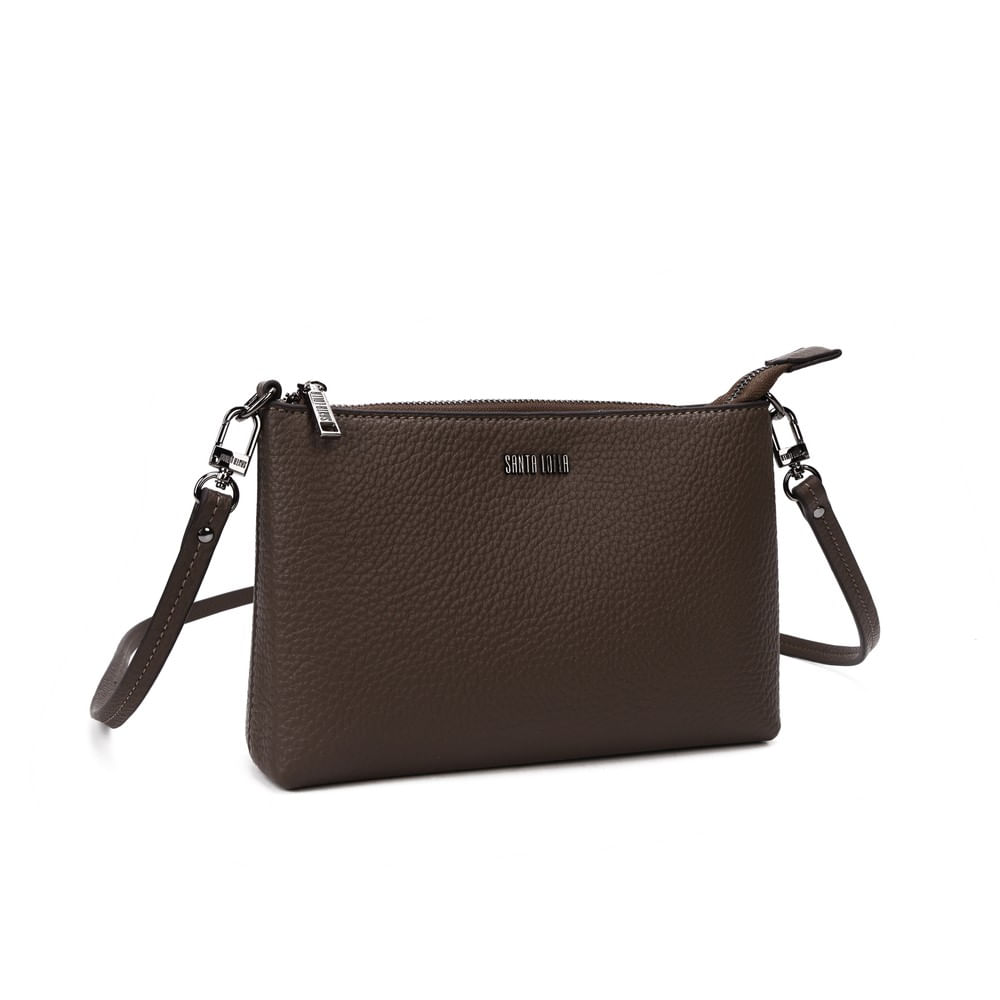 Bolsa Clutch Pequena Soft Verde Transversal